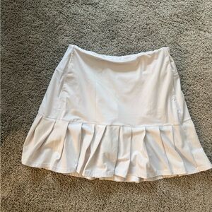 White golf skort